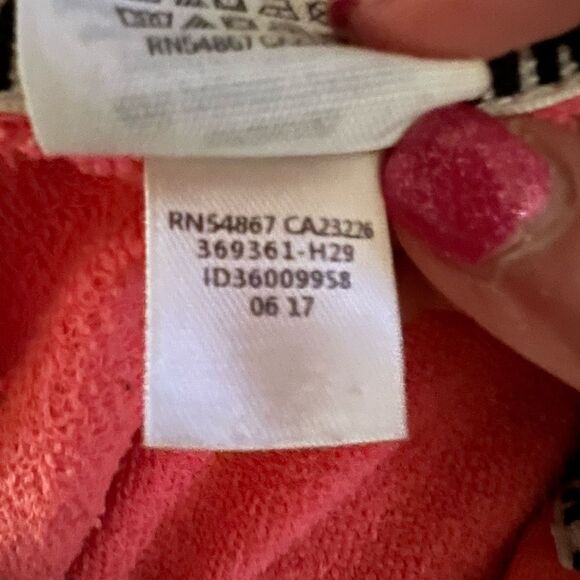 PINK by Victoria’s Secret size M pink and white half zip with pockets - Picture 9 of 9